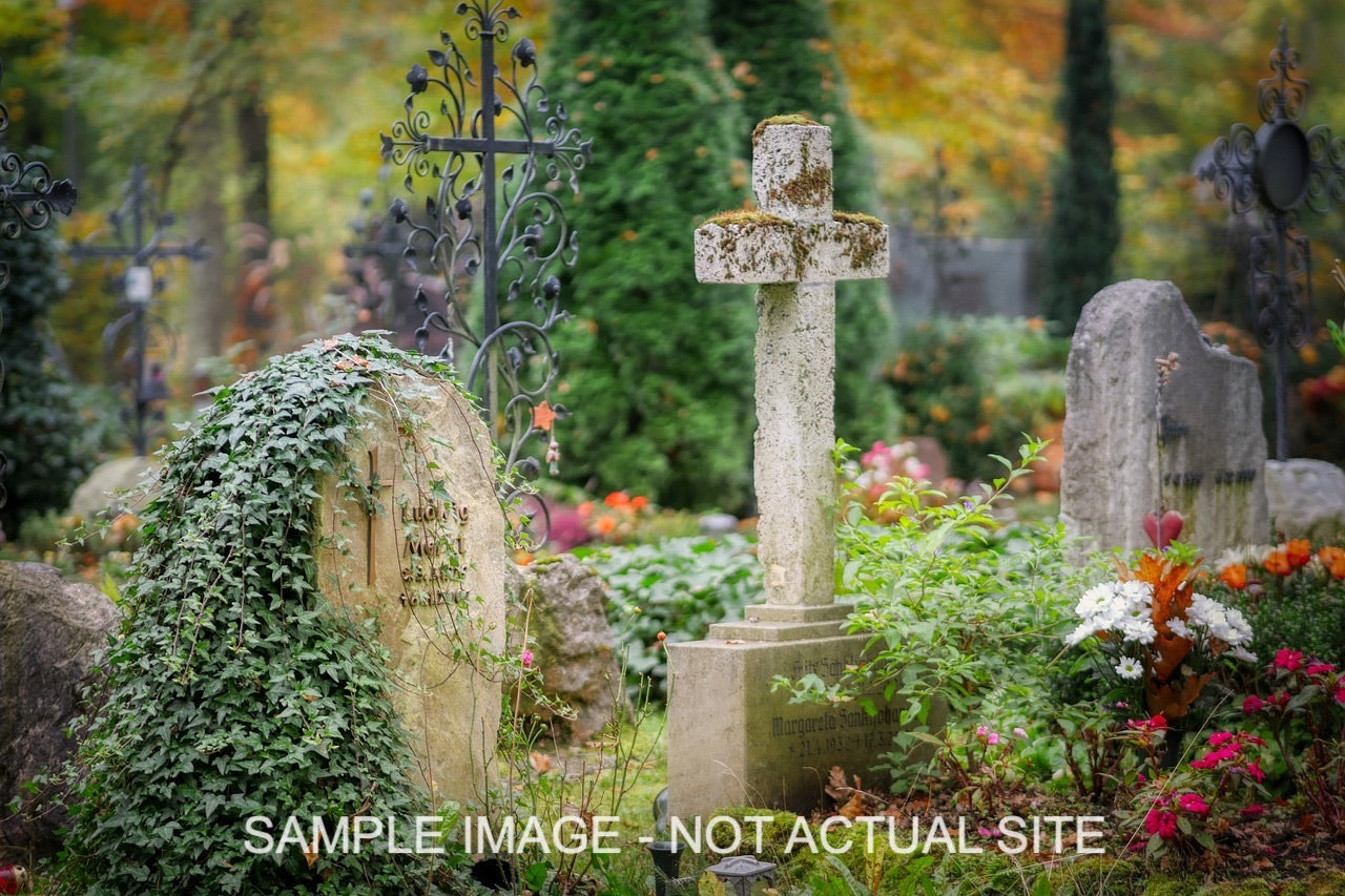 Sample gravesite image ‚ not actual location