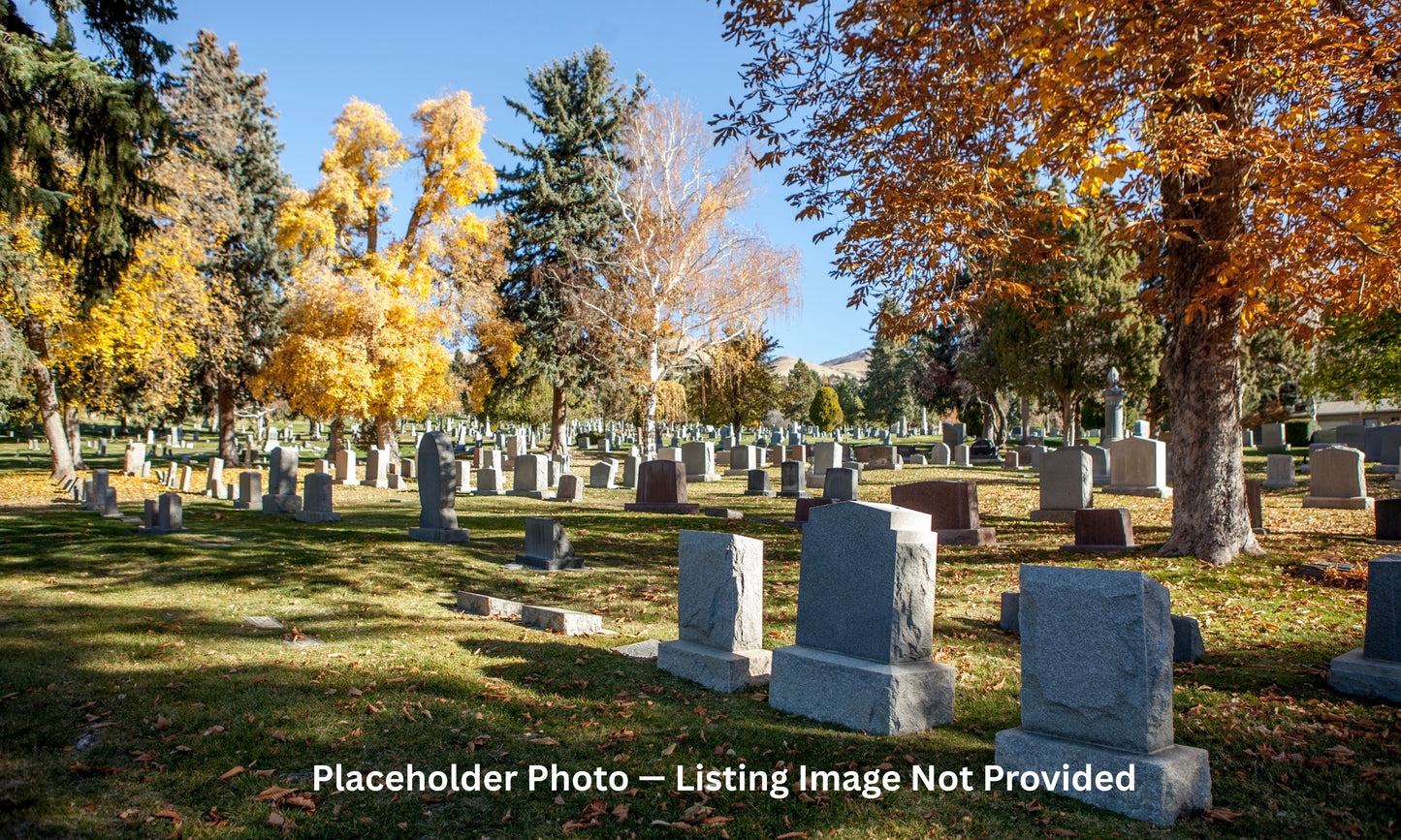 Multiple Graves for Sale – Greenwood Union Cemetery (3 Spots, Section Rahman, Lot 004C):