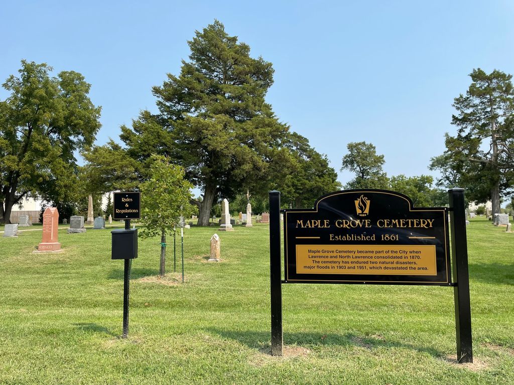 Maple Grove Cemetery - Lawrence