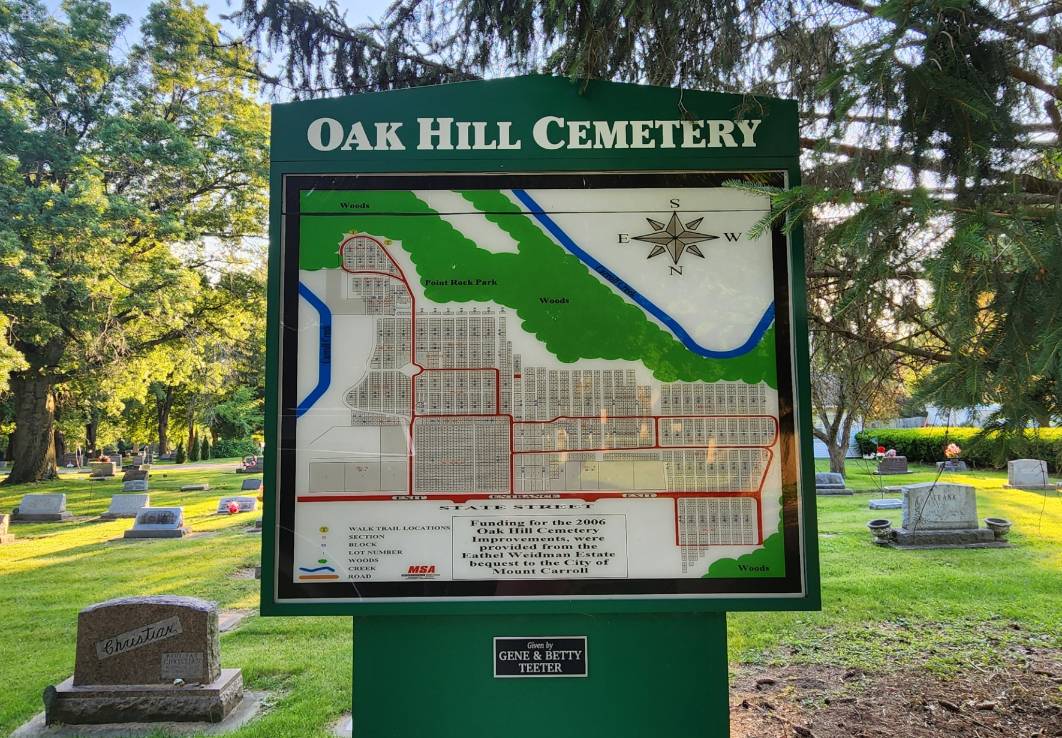 Oak Hill Cemetery - Mount Carroll