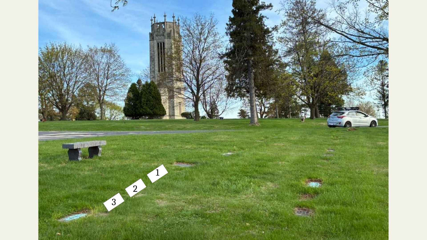 Multiple Graves for Sale – Roselawn Memorial Park - Monona (4 Spots, Section G - Lot 35 - Spaces 1, 2, 3, 9)