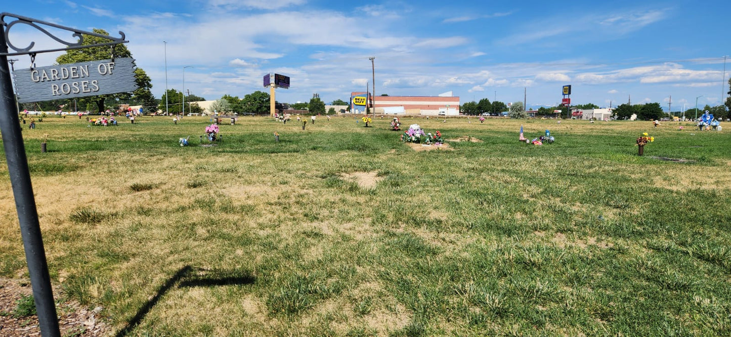 Multiple Graves for Sale – OLINGER CEMETERY (2 Spots, Plots 191-D 1 & 2 @ Garden of Roses)