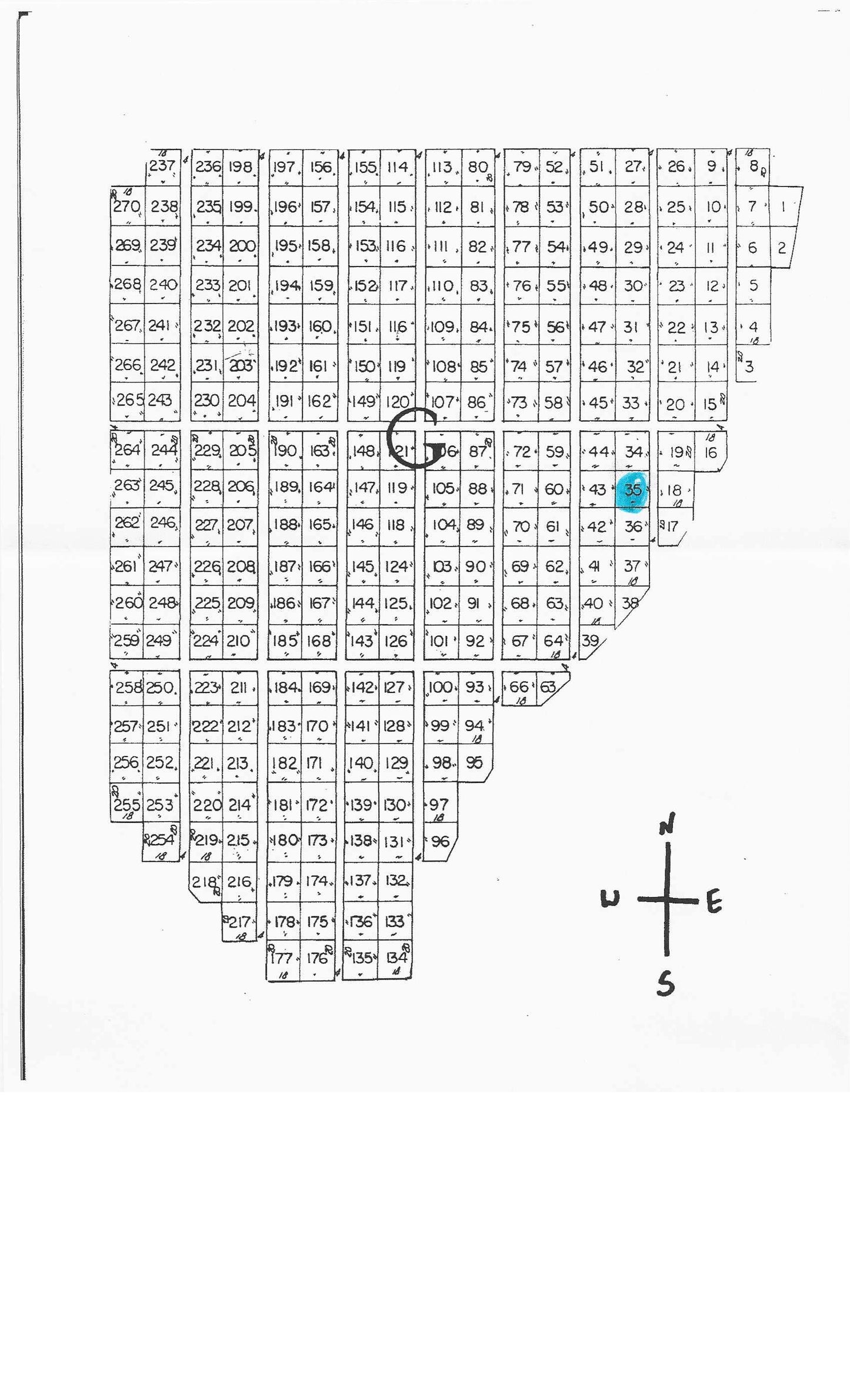 Multiple Graves for Sale – Roselawn Memorial Park - Monona (4 Spots, Section G - Lot 35 - Spaces 1, 2, 3, 9)