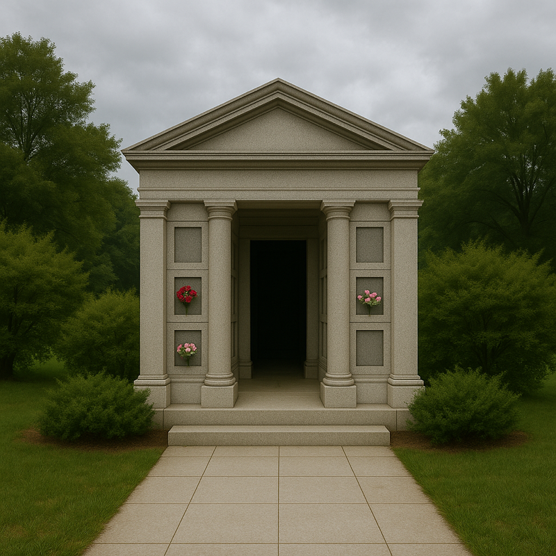 2 side-by-side, eye level crypts in the sold out Corridor of Contentment Mausoleum