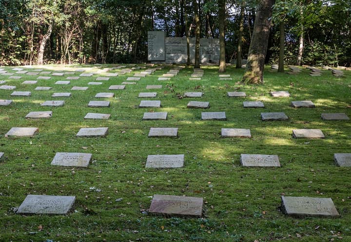 Representative cemetery grounds, not this plot